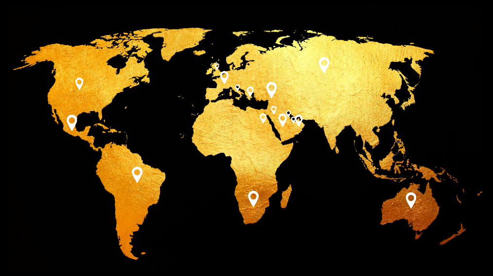 Map of countries where Steps Wee has performed